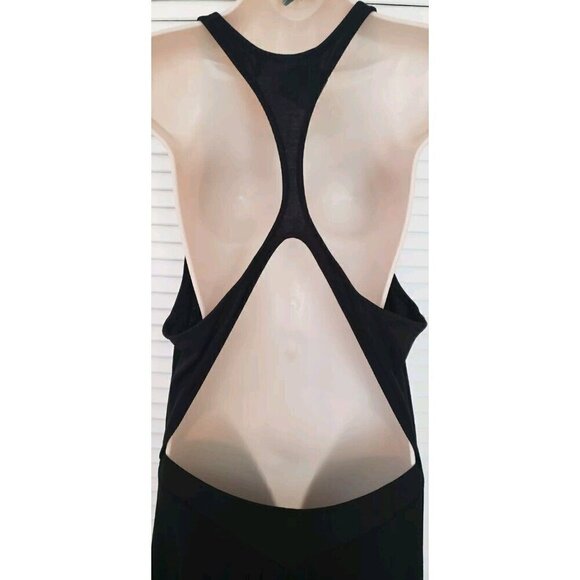 NEW FREE PEOPLE BEACH FREE-EST COLLECTION BETHANY BLACK CUTOUT MIDI DRESS SZ XL - Picture 5 of 11